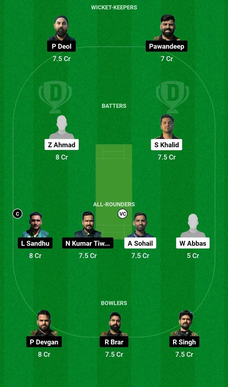 MAR vs SEP Dream11 Team 1