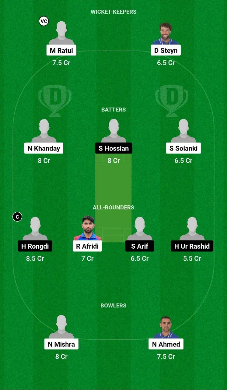 BRN vs PRD Dream11 Team