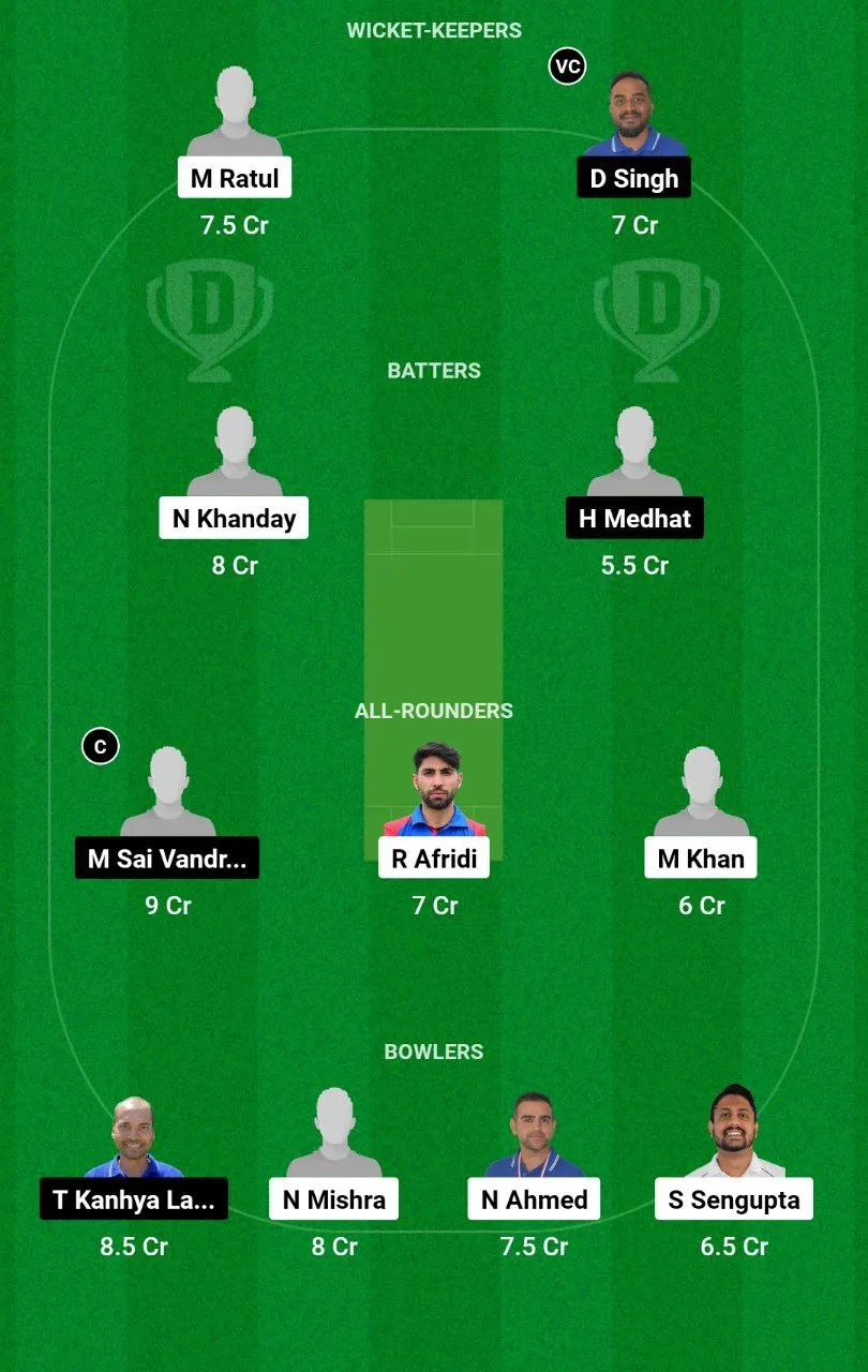 BRN vs PRB Dream11 Team