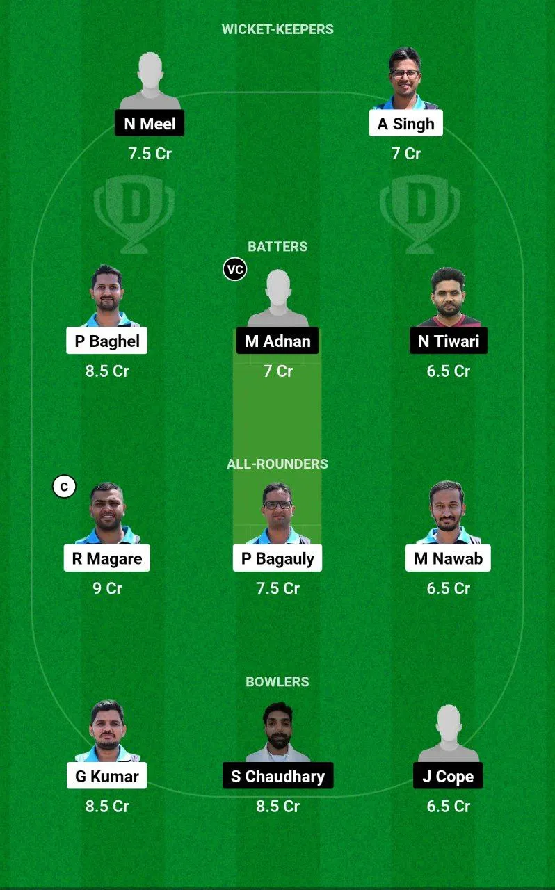 UCC vs VCC Dream11 Team