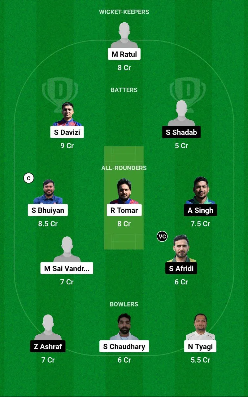 CZE vs GRE Dream11 Team