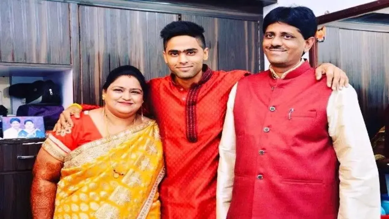 Suryakumar Yadav Parents