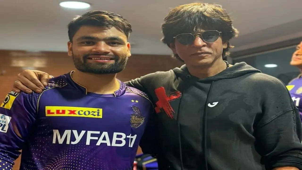 Rinku Singh With Shahrukh Khan