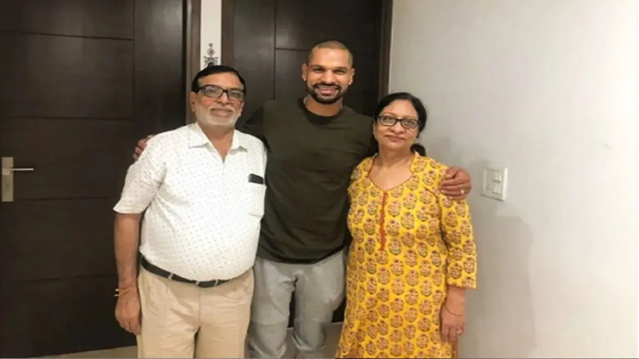 Shikhar Dhawan's Parents