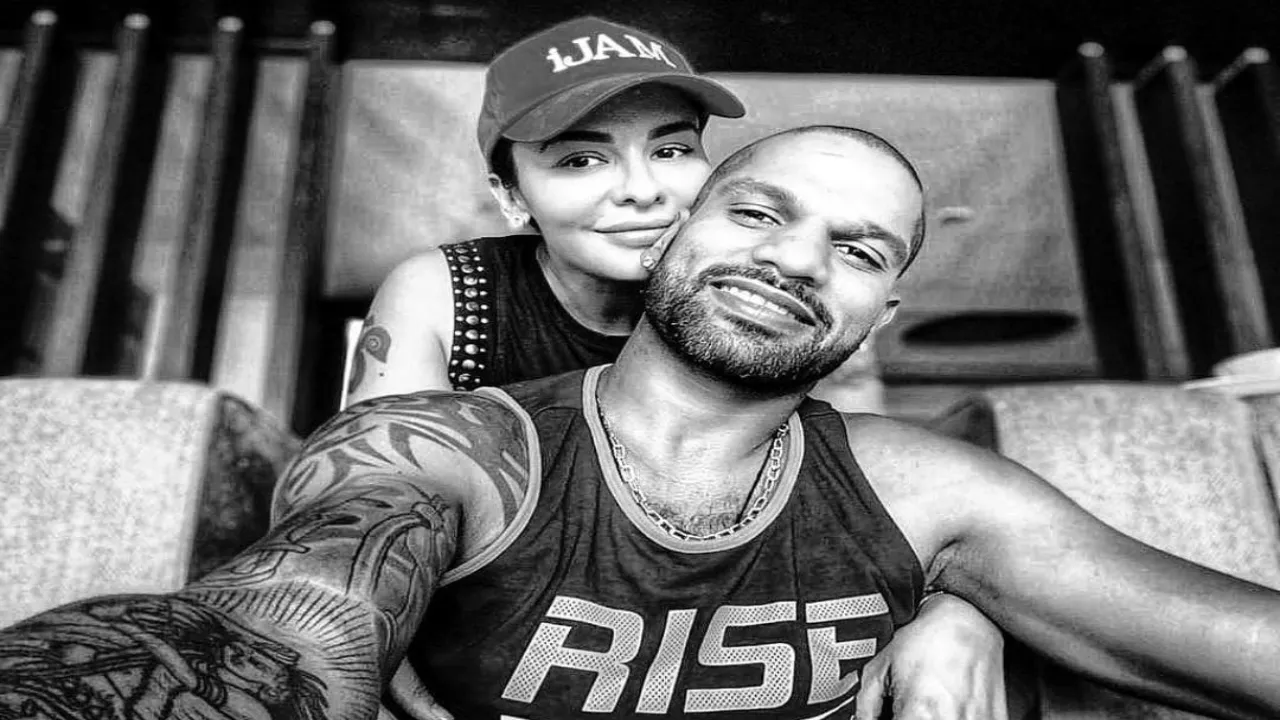 Shikhar Dhawan and Ayesha Mukherjee