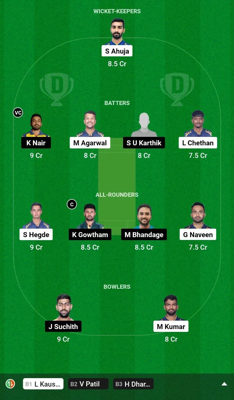 BB vs MW Dream11 Prediction