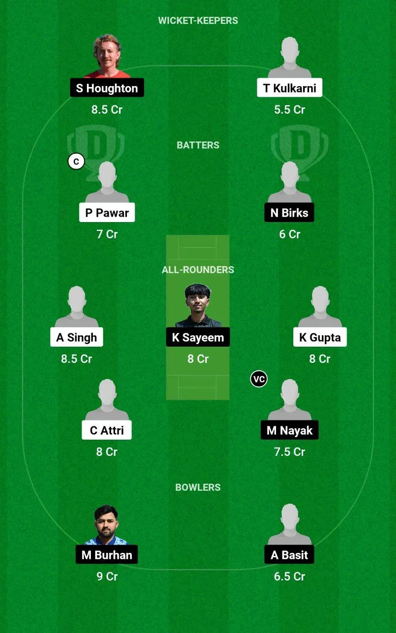 ZC vs SOS Dream11 Prediction