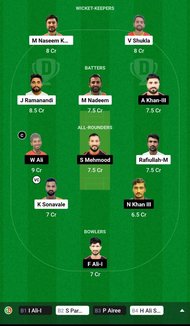 ROS vs RC Oman D10 League, 2024