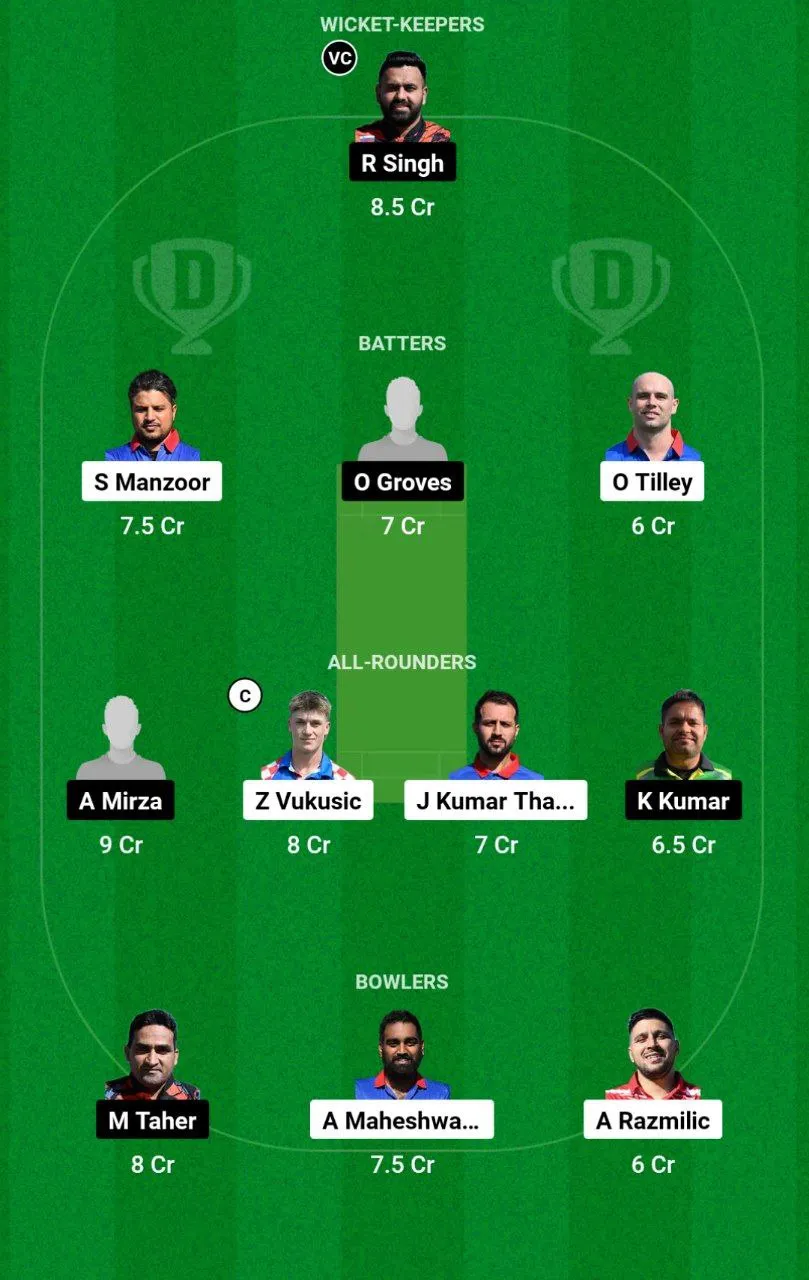 CRO vs SVN Dream11 Prediction