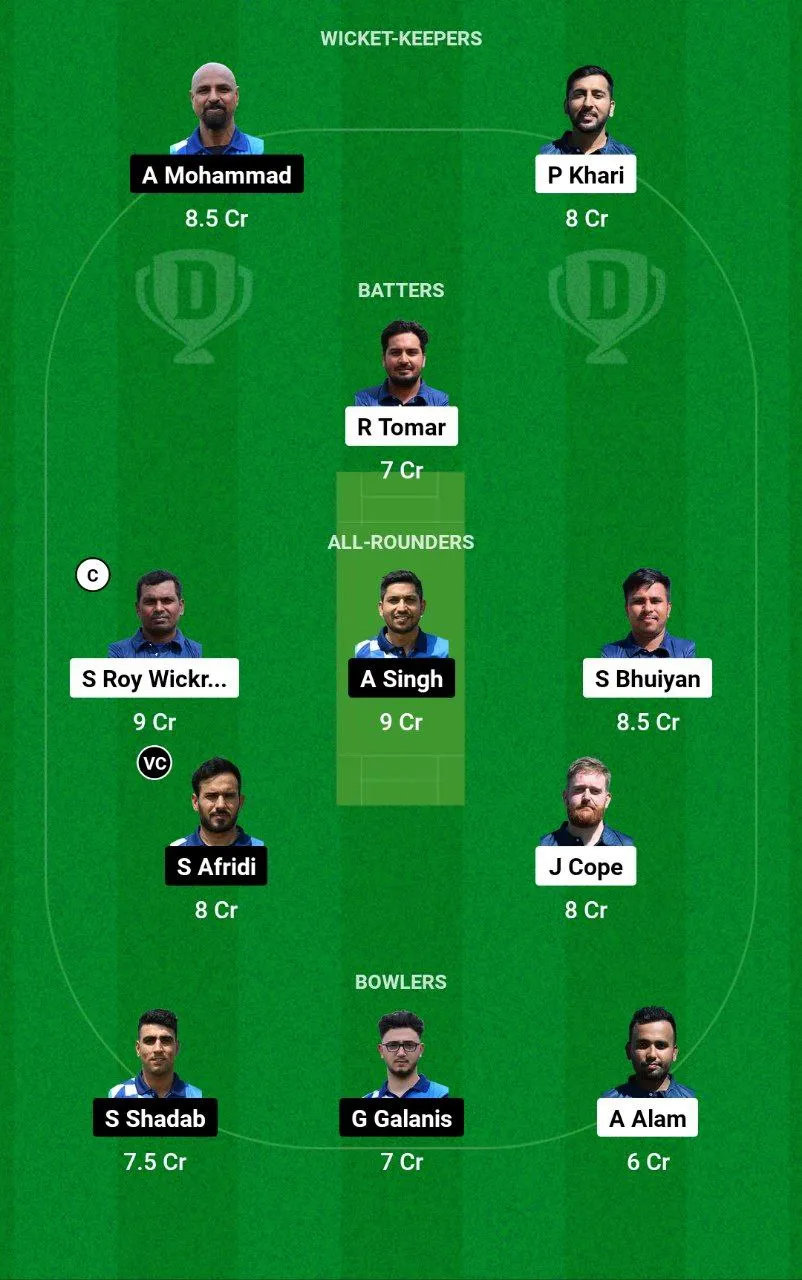 CZE vs GRE Dream11 Prediction