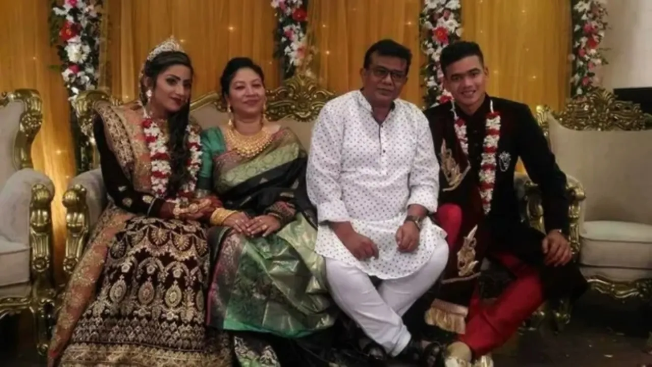 Taskin Ahmed Family
