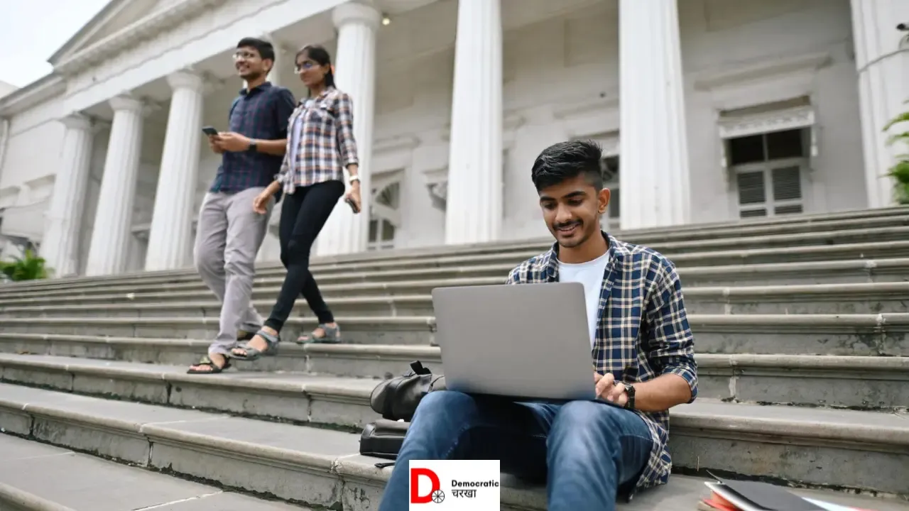 STUDENT using wifi in campus