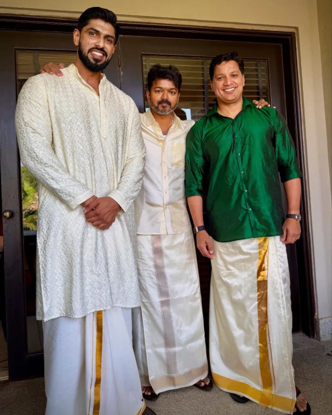 Thalapathy Vijay at Keerthy Suresh Wedding