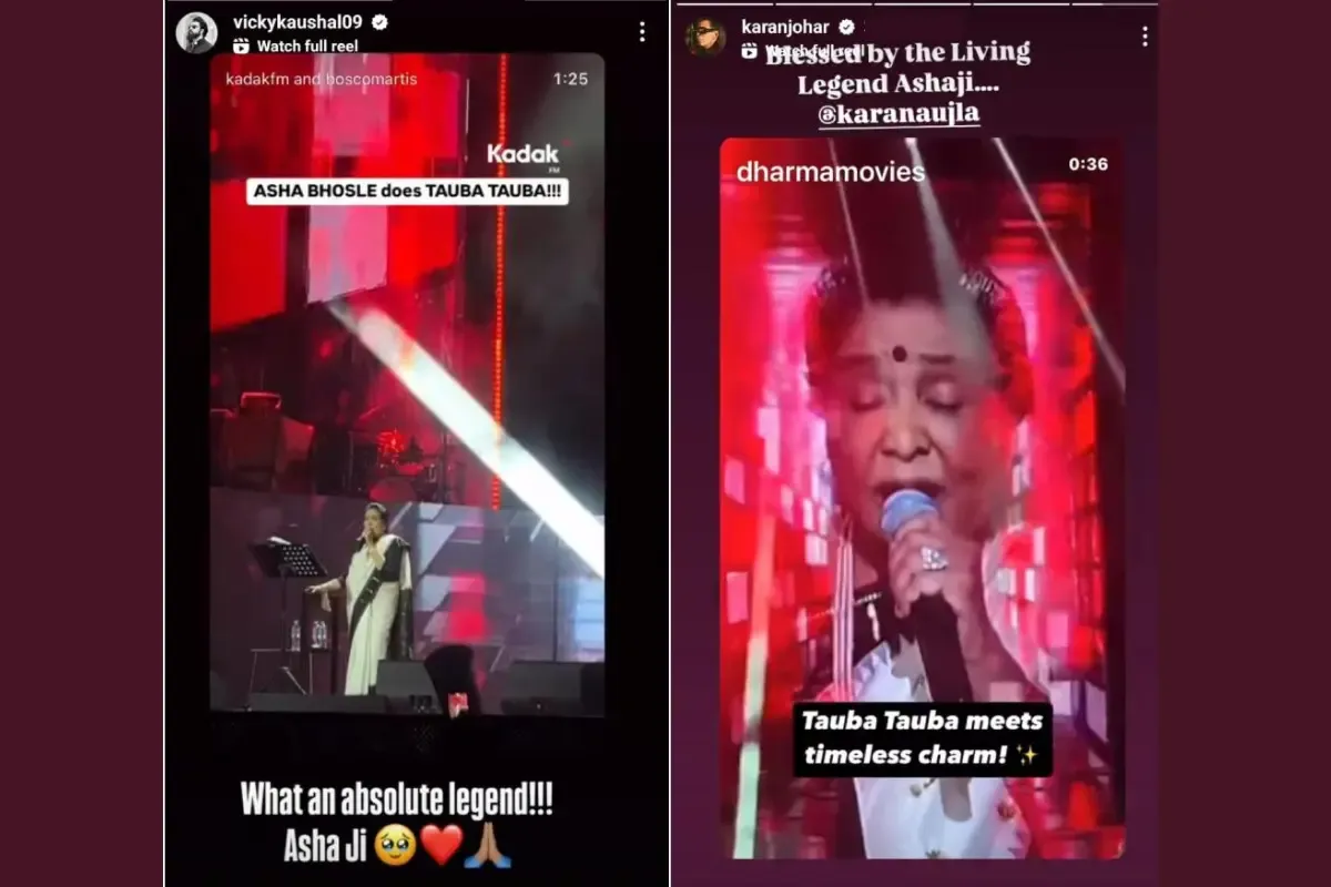 Vicky Kaushal and Karan Aujla on Asha Bhosle Performing Tauba Tauba