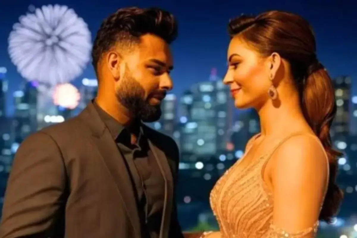 Urvashi Rautela and Rishabh Pant
