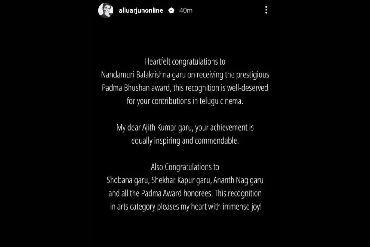 Allu Arjun Story