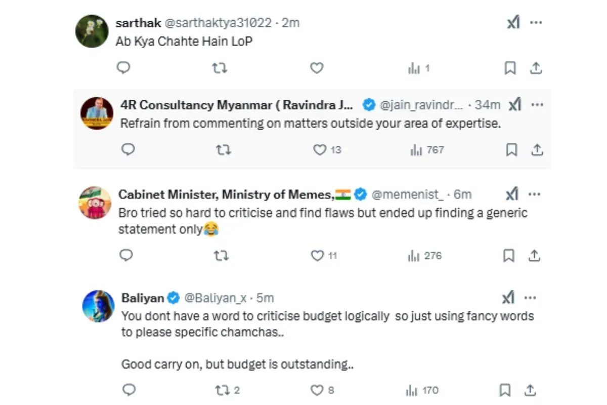 Rahul Gandhi on Budget 2025
