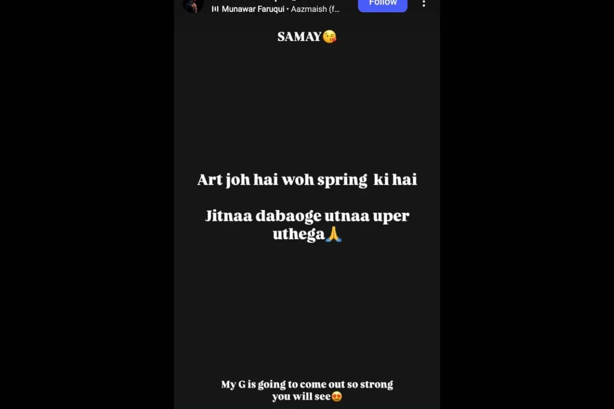 Munawar Faruqui Story