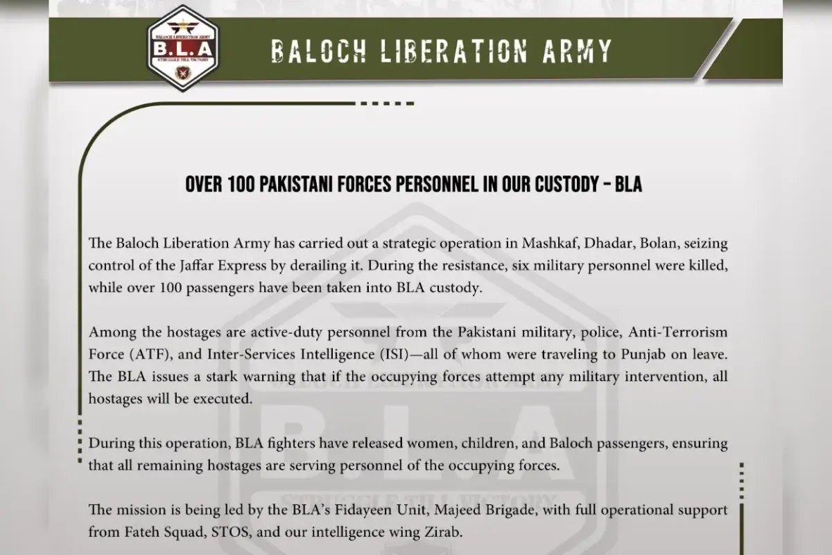 Pakistan Train Hijack