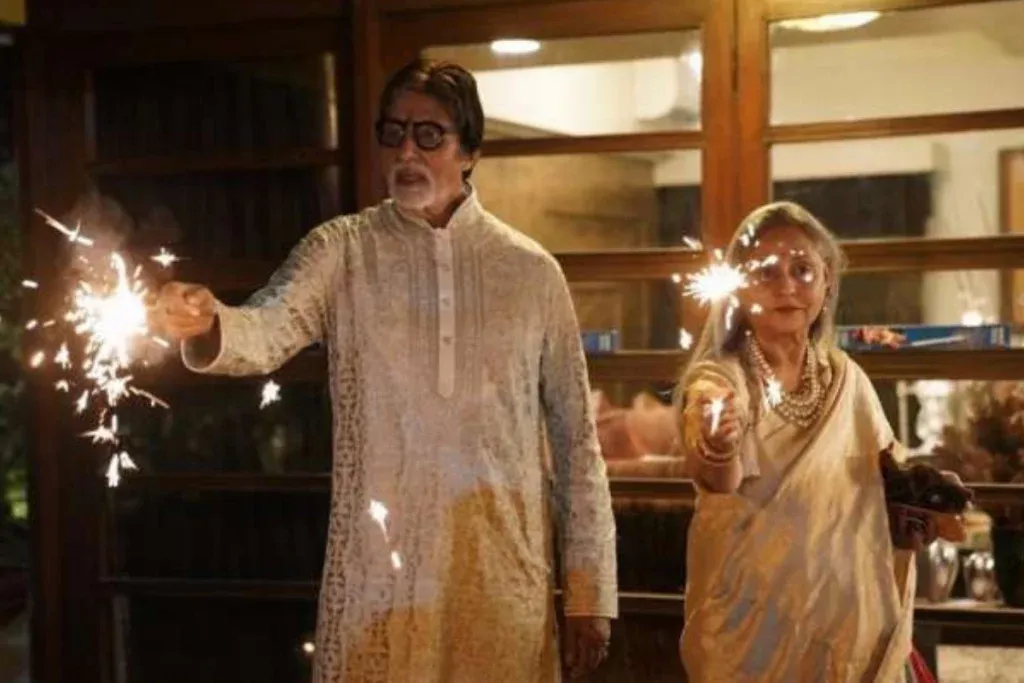 Amitabh bachchan during diwali