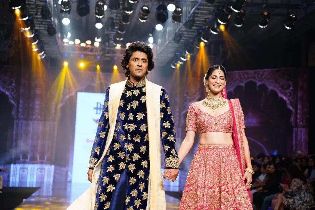 Bombay Times Fashion Week Star anchor Sachin Kumbhar walks the Day 2 Ramp in Bespokewala Couture