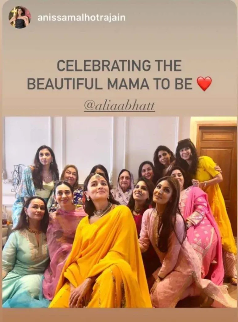 Alia Bhatt's baby shower