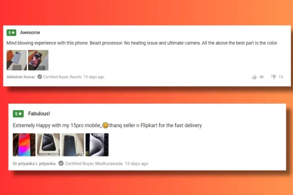 Flipkart Reviews 