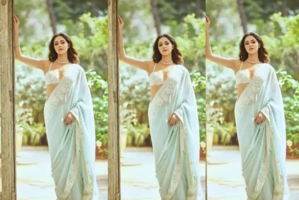 Ananya Panday Saree Look 