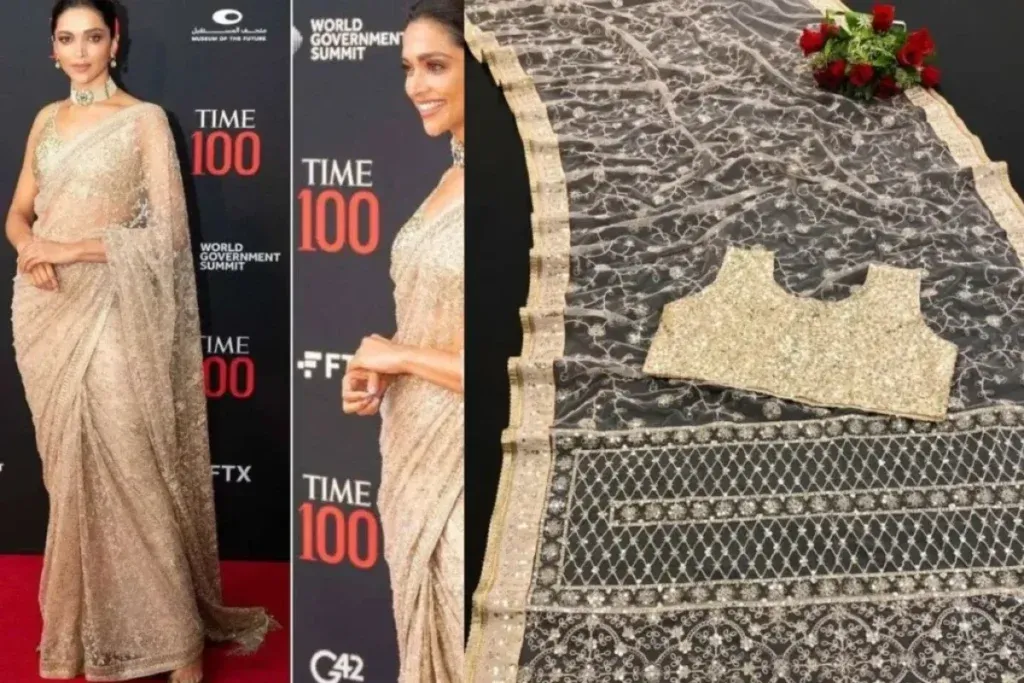 Deepika Padukone Saree Look 