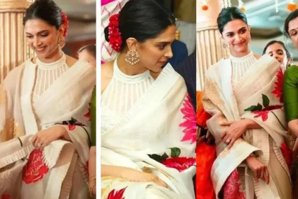 Deepika Padukone Saree Look 