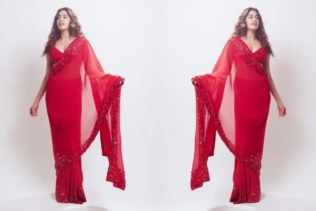 Janhvi Kapoor Saree Look 
