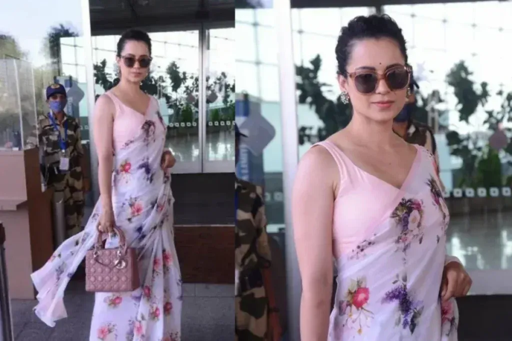 Kangana Ranaut Saree Look 