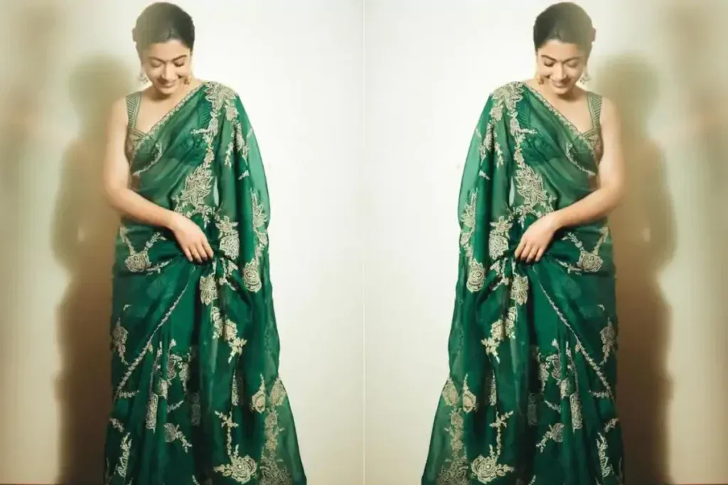 Rashmika Mandanna Saree Look