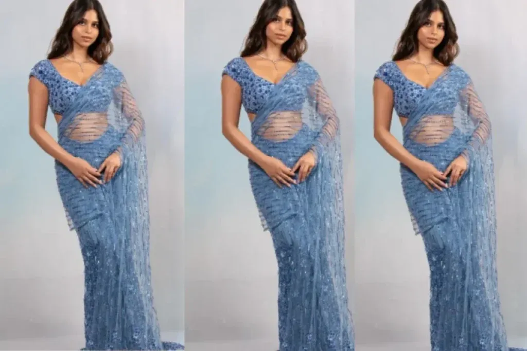 Suhana Khan Saree Look 