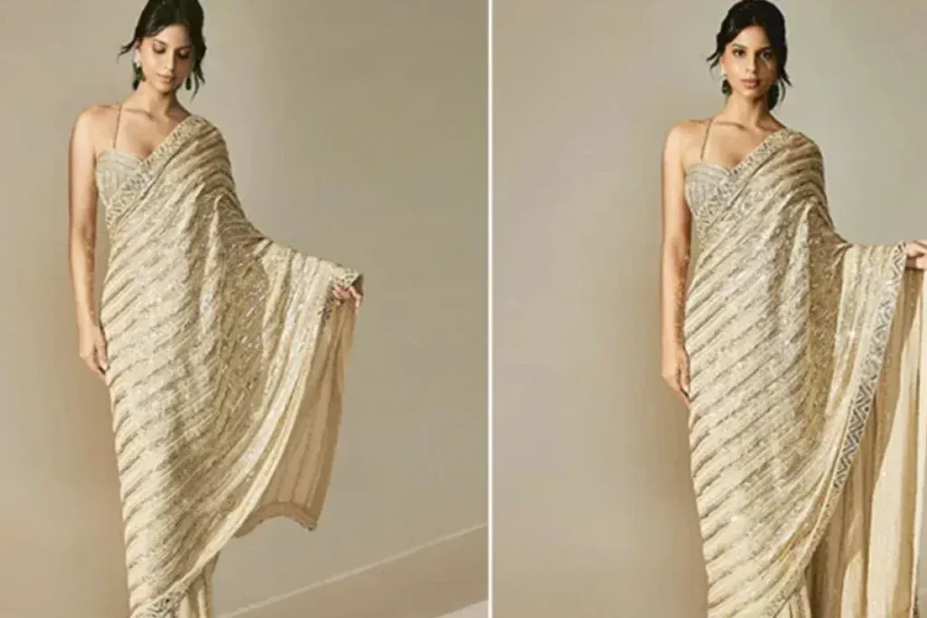 Suhana Khan Saree Look 
