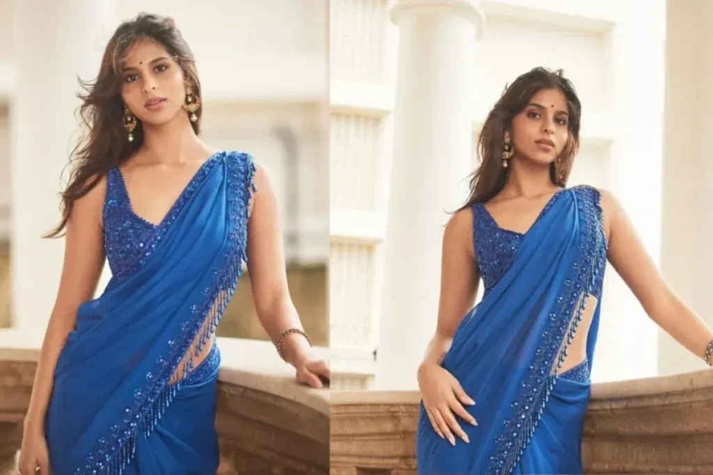 Suhana Khan Saree Look 