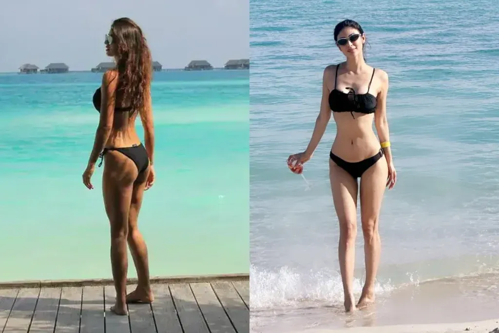 Disha Patani vs Mouni Roy Bikini Look 