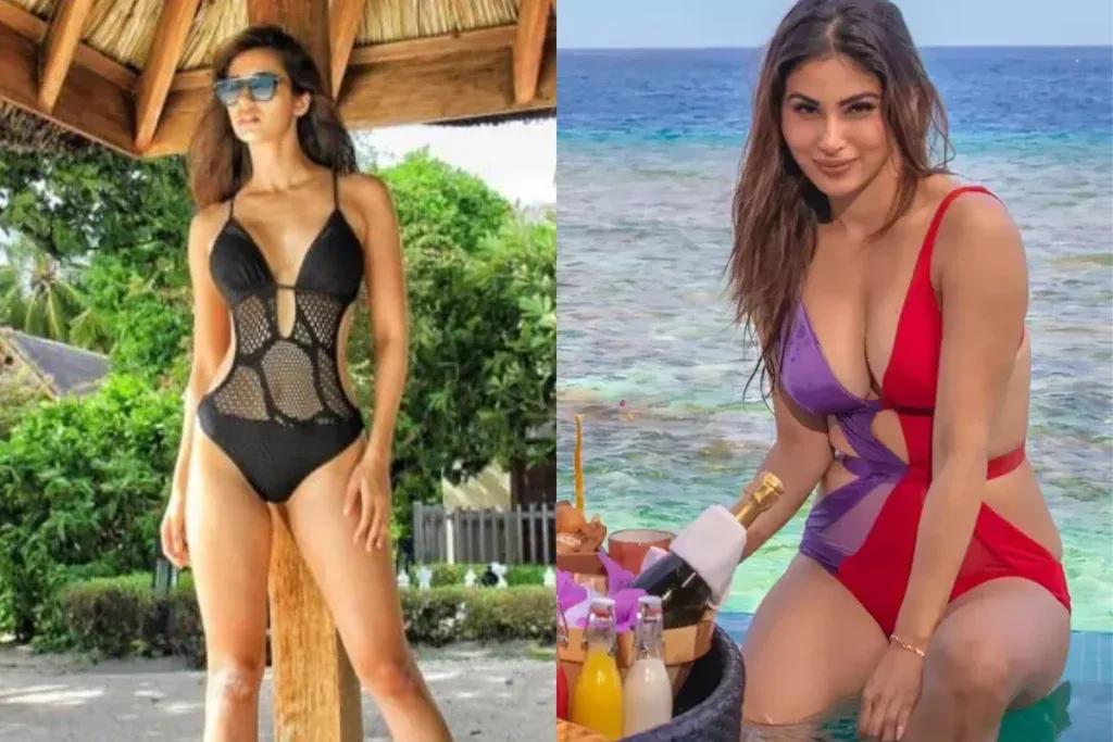 Disha Patani vs Mouni Roy Bikini Look 
