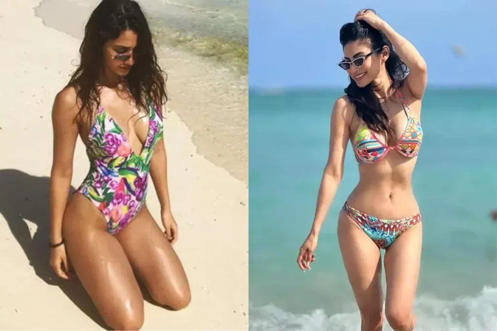 Disha Patani vs Mouni Roy Bikini Look 