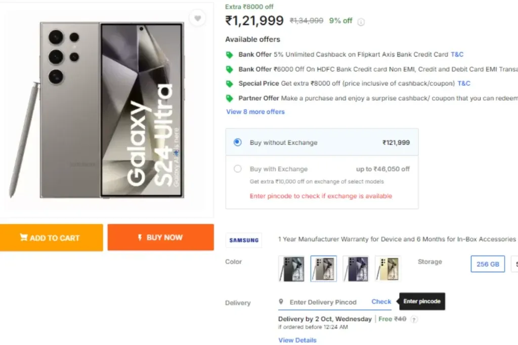 Flipkart Big Billion Days 2024