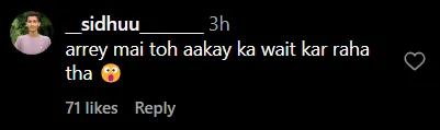 Anushka Sharma Comments Section