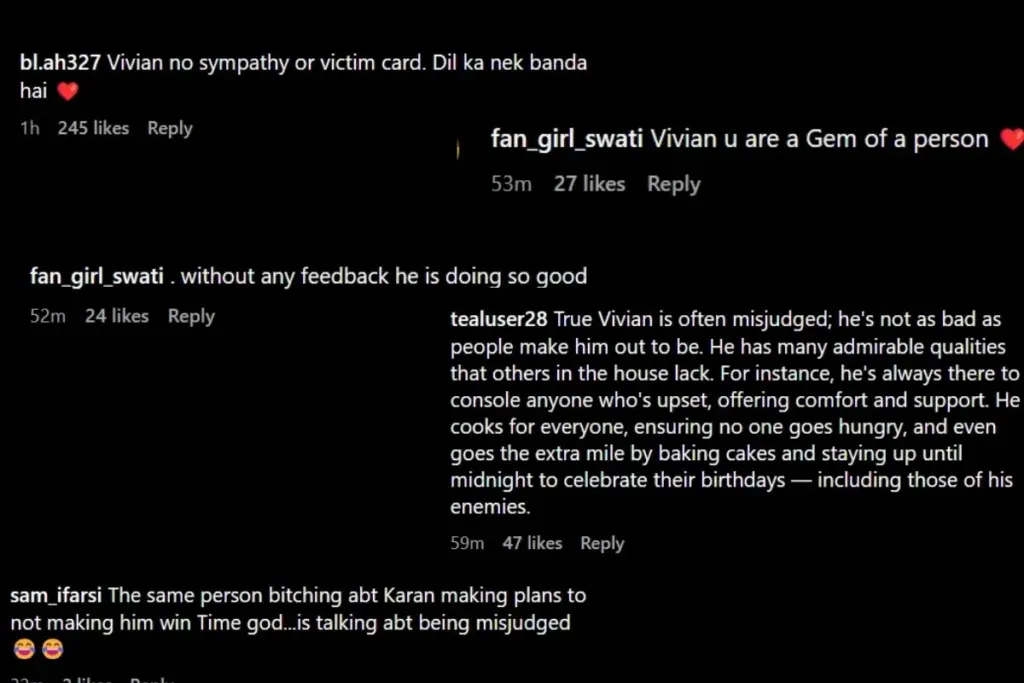 Bigg Boss 18 Comment Section of Latest Promo on Instagram