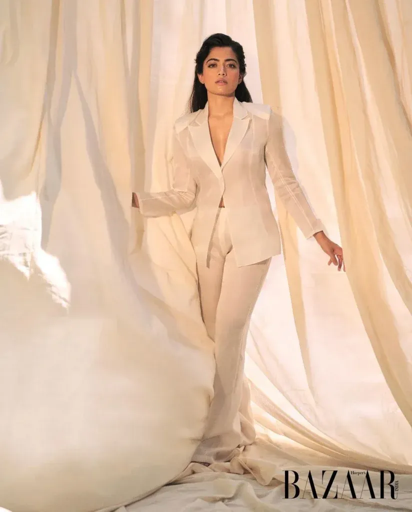 white linen suit