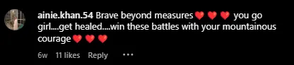 Comments on Hina's Post