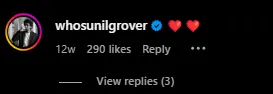 Hina Khan Comments Section