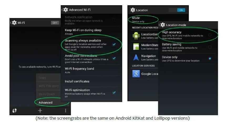 WiFi Scanning
