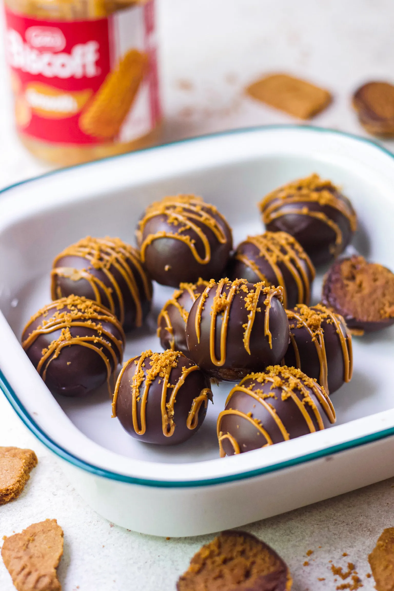 Chocolate Biscoff Truffles