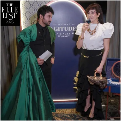Sahil Salathia and Shailni Passi at ELLE List Awards 2025
