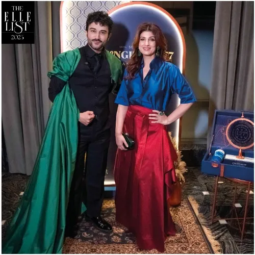 Sahil Salathia and Twinkle Khanna at ELLE List Awards 2025