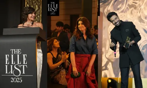 Mandira Bedi, Twinkle Khanna and Ranveer Brar at the ELLE List 2025 Awards night